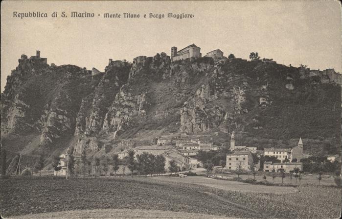 San Marino Repubblica Monte Titano
Borgo Maggiore
