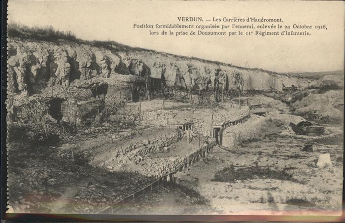 Verdun Meuse Carrières d`Autraumont