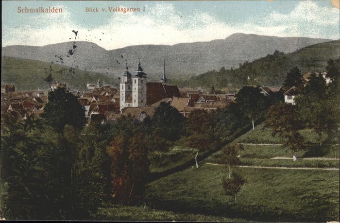 Schmalkalden Thueringen Volksgarten