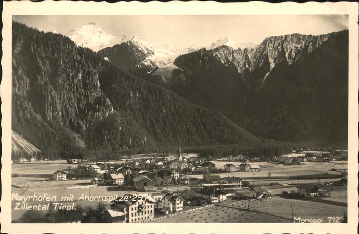 Mayrhofen Zillertal Ahornspitze Zillertal