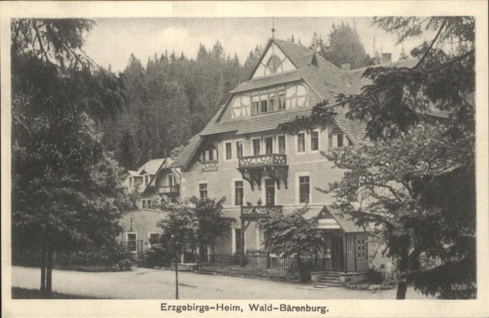 Baerenburg Sachsen Erzgebirgs-Heim Wald-Bärenburg