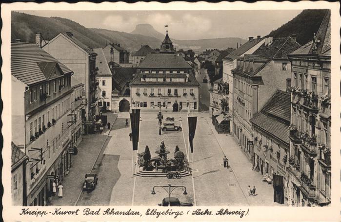Bad Schandau Elbgebirge Kneipp-Kurort, Marktplatz