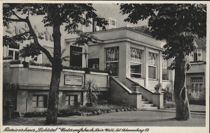 Unterweissbach Pensionshaus Lichtetal