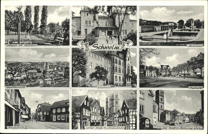 Schwelm Neumarkt Strandbad, Hauptstr., Bahnhof