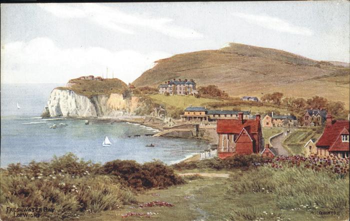 Isle of Wight UK Freshwater Bay