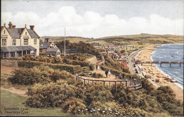 Isle of Wight UK West Cliff