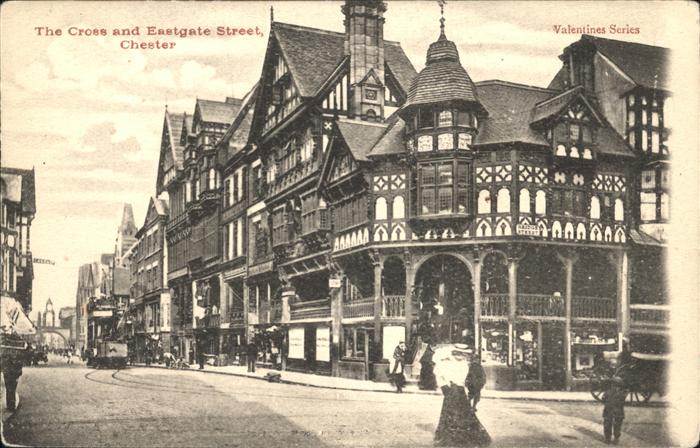 Chester Chester-le-Street Cross and Eastgate Street