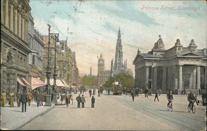 Edinburgh Scotland Princess Street