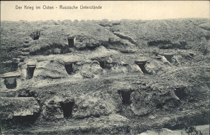 Militaria Russische Unterstände