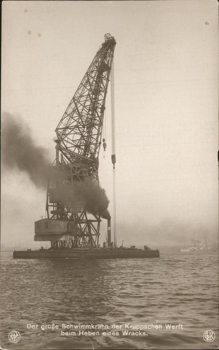 Krupp Schwimmkrahn