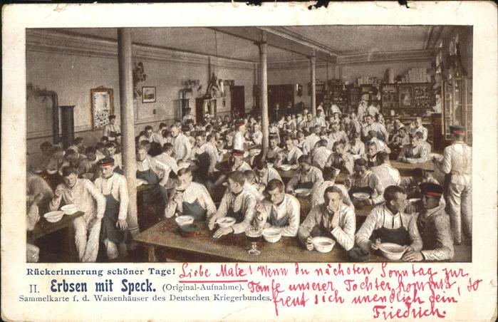 Militaria Erbsen mit Speck