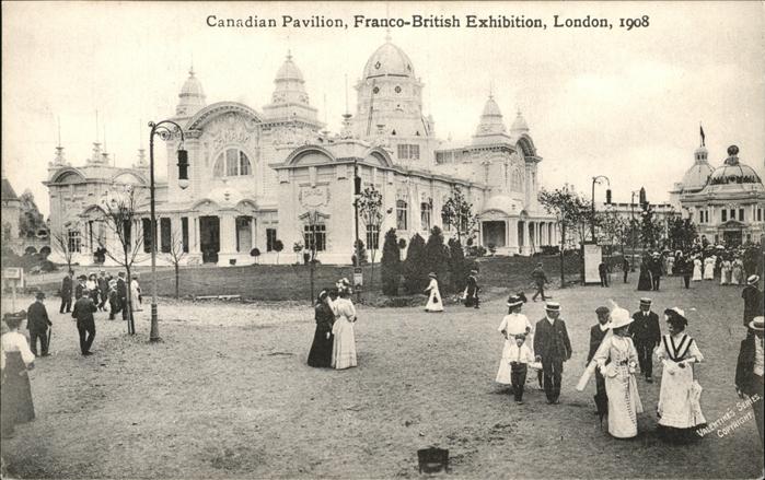 Exhibition Franco-British London 1908 Canadian Pavillon