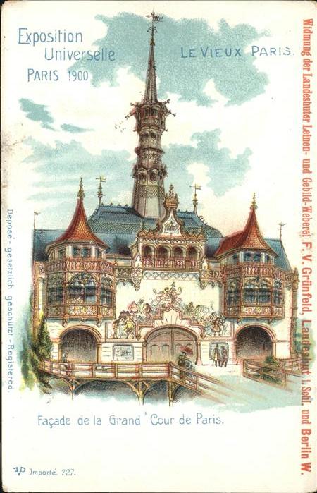 Exposition Universelle Paris 1900