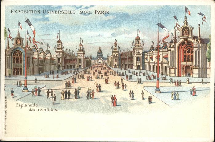 Exposition Universelle Paris 1900 Esplanade Invalides