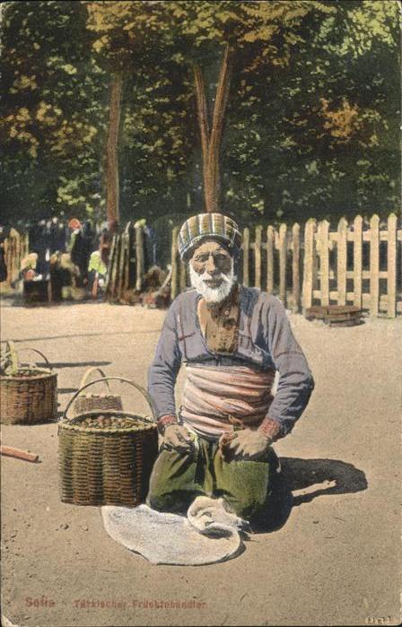 Landwirtschaft Türkischer Früchtehändler