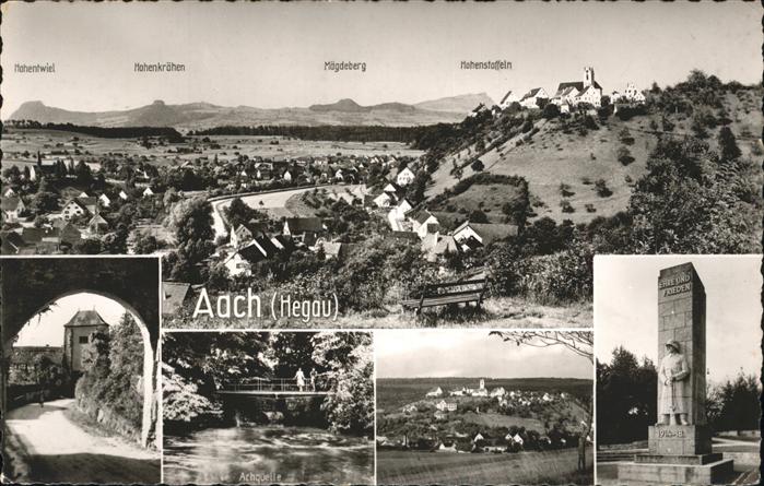 Aach Hegau Hegau Aachquelle Kriegerdenkmal