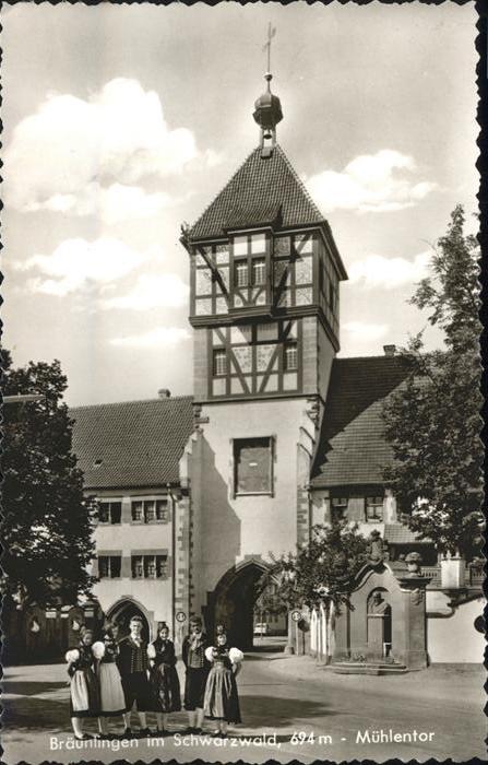 Braeunlingen Mühlentor Trachten