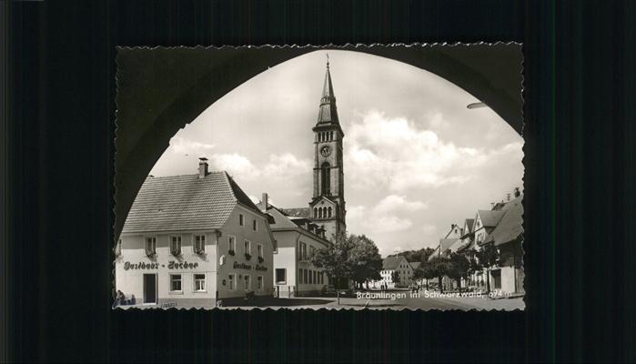 Braeunlingen Kirche Gasthaus Zacher