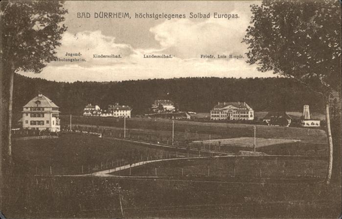 Bad Duerrheim Kindersolbad Landessolbad Jugenderholun