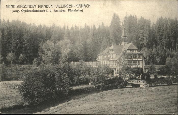 Villingen-Schwenningen Kirnach Genesungsheim Kirneck