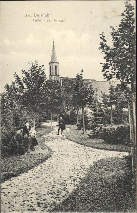 Bad Duerrheim Partie in den Anlagen