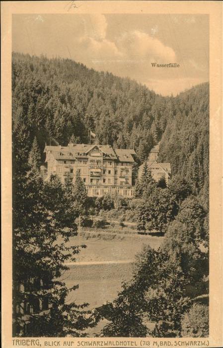 Triberg Schwarzwald Wasserfälle Schwarzwald Hotel