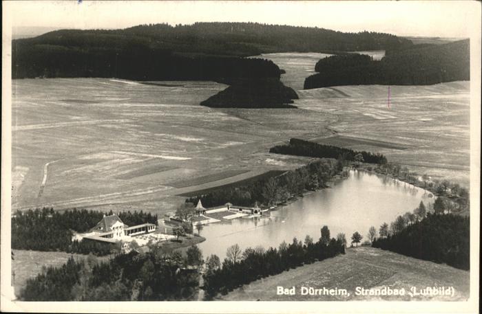 Bad Duerrheim Strandbad Fliegeraufnahme