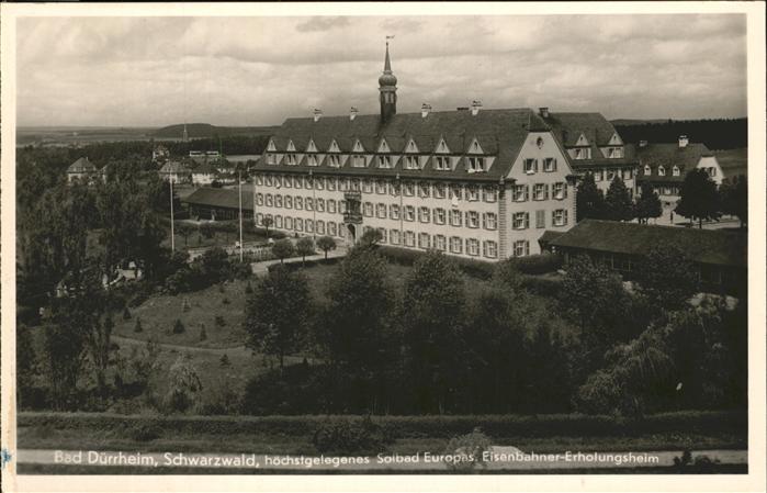 Bad Duerrheim Eisenbahner Erholungsheim