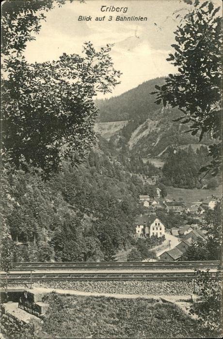 Triberg Schwarzwald 3 Bahnlinien