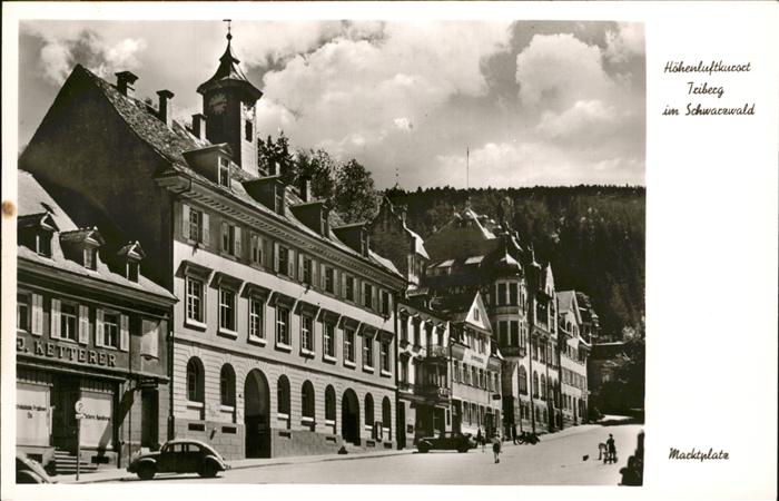 Triberg Schwarzwald Marktplatz