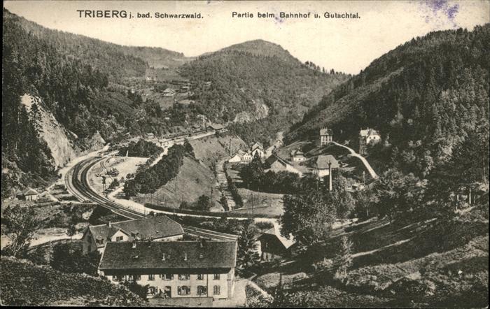 Triberg Schwarzwald Bahnhof Gutachtal