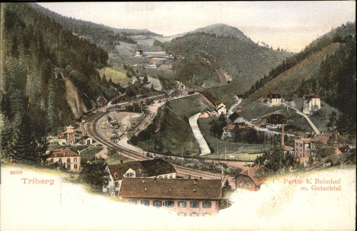 Triberg Schwarzwald Bahnhof Gutachtal
