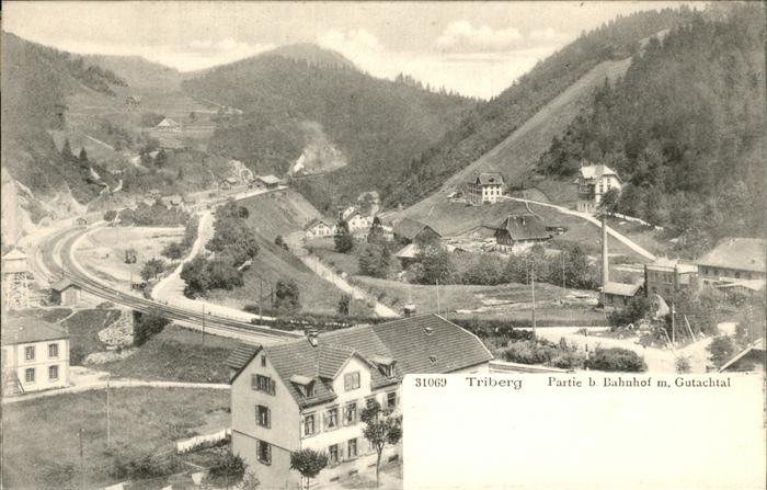 Triberg Schwarzwald Bahnhof Gutachtal