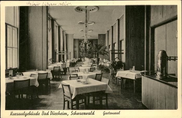Bad Duerrheim Kursaalgebäude Gartensaal