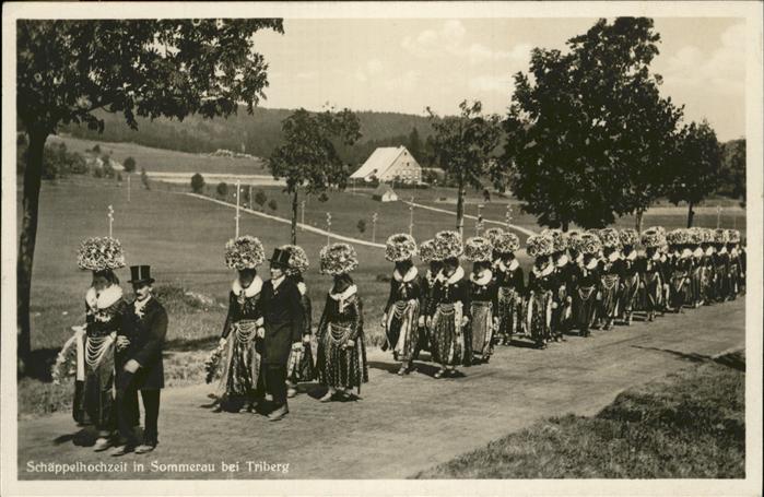 Triberg Schwarzwald Schäppelhochzeit in Sommerau