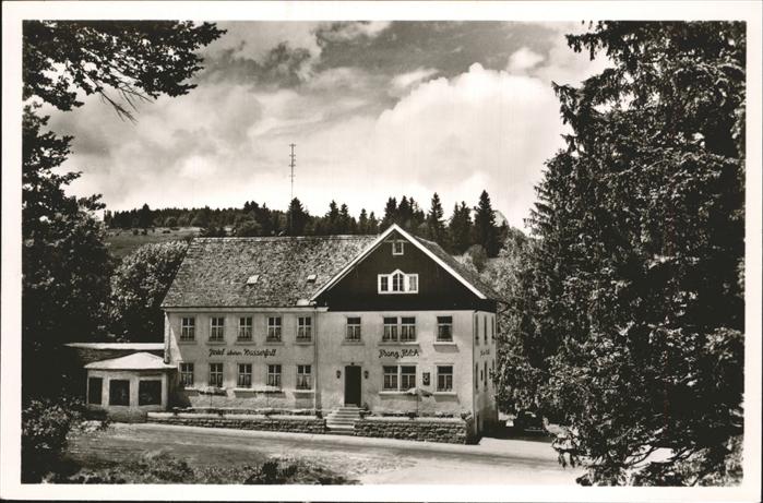 Triberg Schwarzwald Hotel über Wasserfall