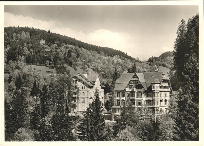 Triberg Schwarzwald Schwarzwald Hotel Kurhaus Waldlust