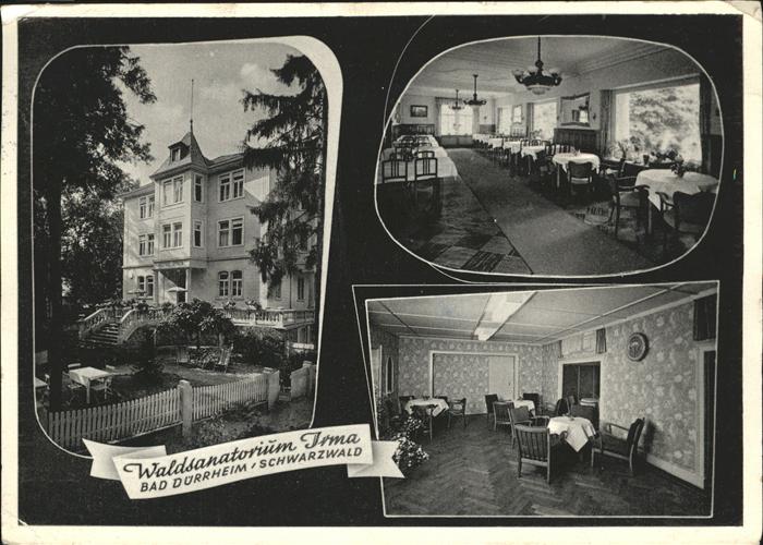 Bad Duerrheim Wald Sanatorium Irma