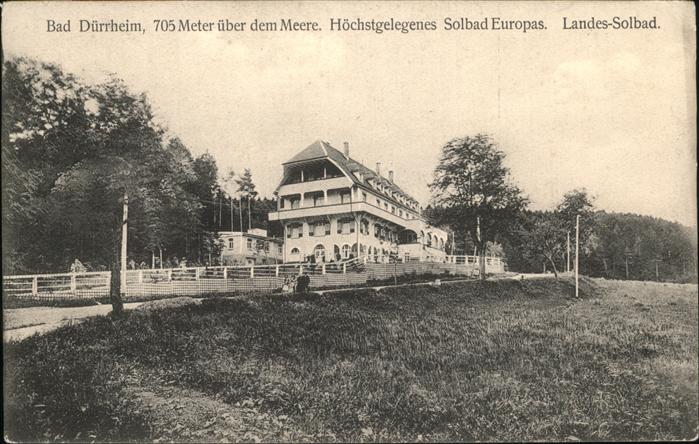 Bad Duerrheim Landes Solbad