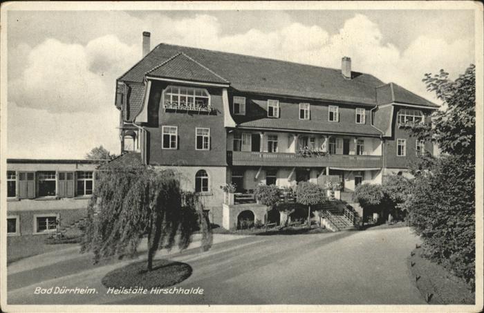 Bad Duerrheim Heilstätte Hirschhalde