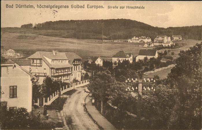 Bad Duerrheim Strasse zur Hirschhalde