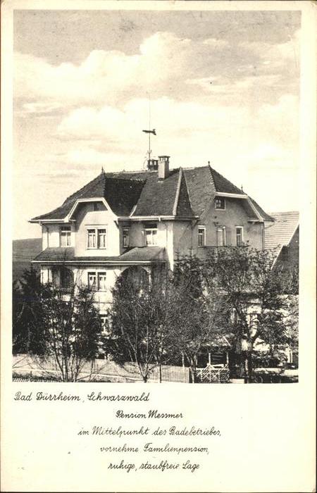 Bad Duerrheim Pension Messmer