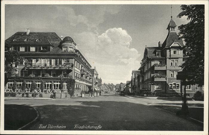 Bad Duerrheim Friedrichstrasse Park Hotel Kreuz