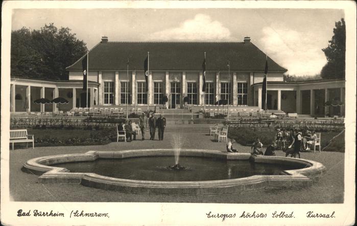 Bad Duerrheim Kursaal Springbrunnen