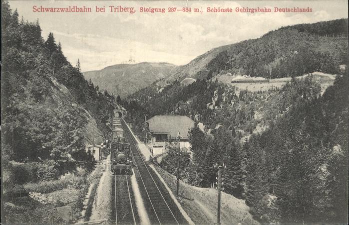 Triberg Schwarzwald Schwazwaldbahn