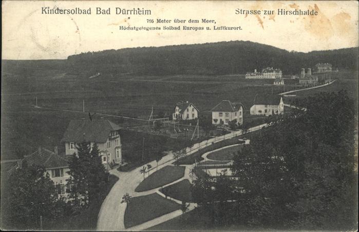 Bad Duerrheim Strasse zur Hirschhalde