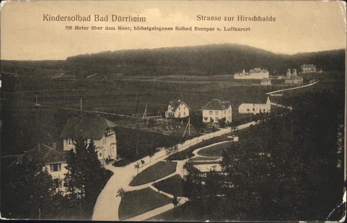 Bad Duerrheim Strasse zur Hirschhalde