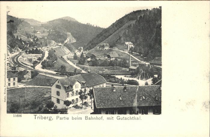 Triberg Schwarzwald Bahnhof Gutachtal