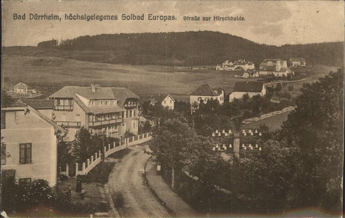 Bad Duerrheim Strasse zur Hirschhalde