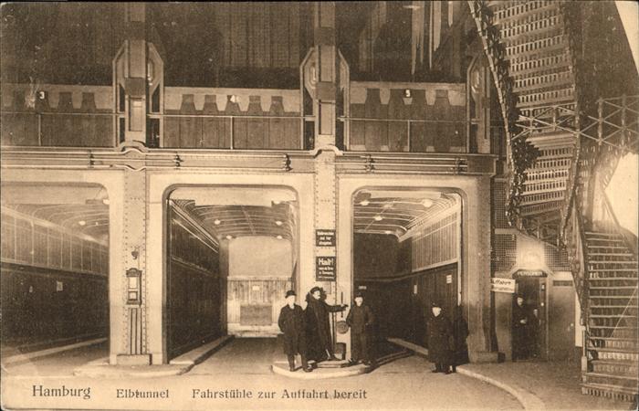 HAMBURG  CITY Elbtunnel Fahrstuehle